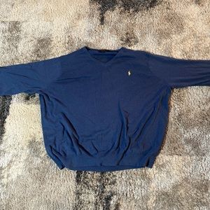 Polo by Ralph Lauren Cotton V-Neck Sweater 4XLT